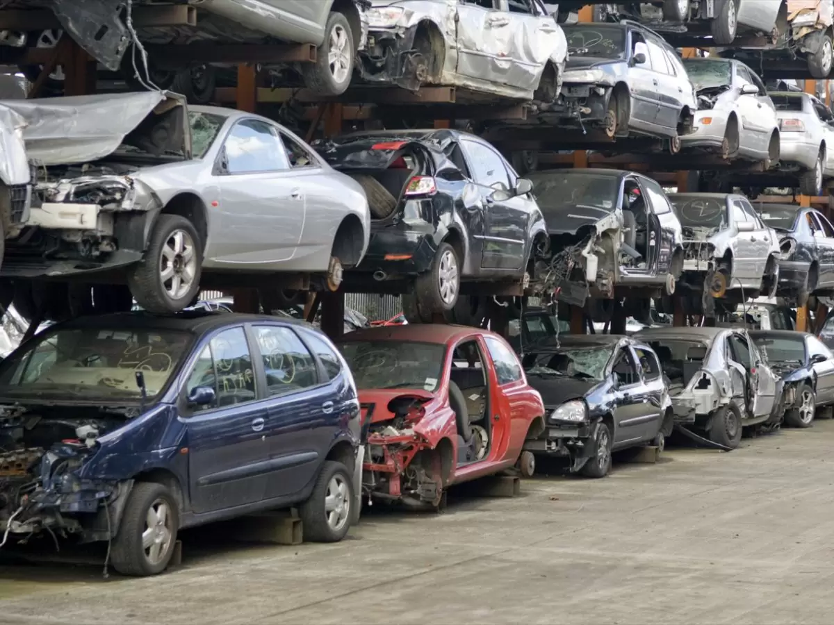 Vehicle recycling process